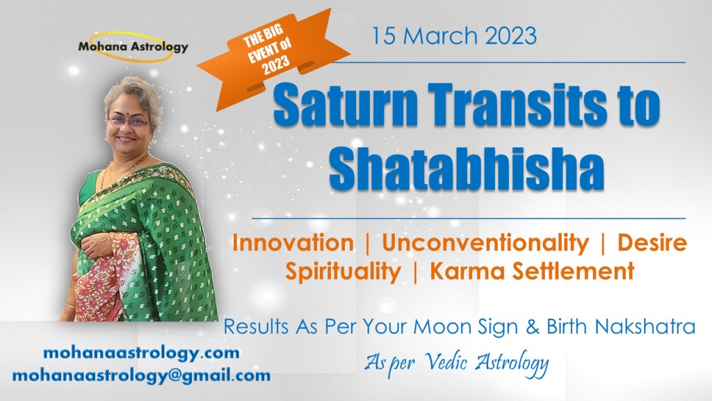 Saturn Transit in Shatabhisha : Opportunities and&nbsp;Challenges