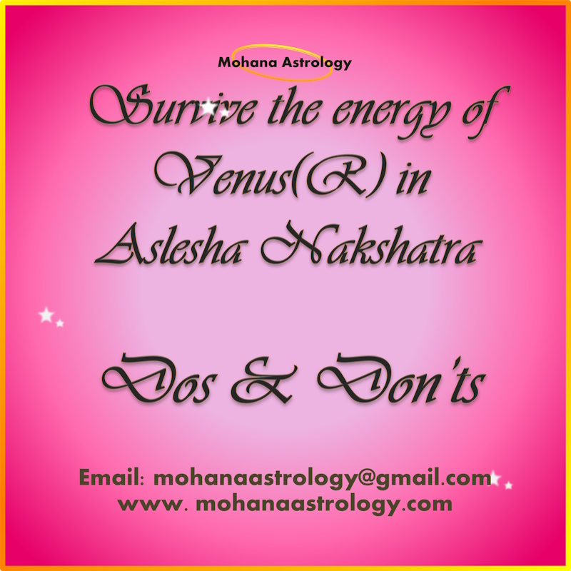 Dos and Don’ts of Venus Retrograde in Cancer (07 Aug – 04 Sep&nbsp;2023)